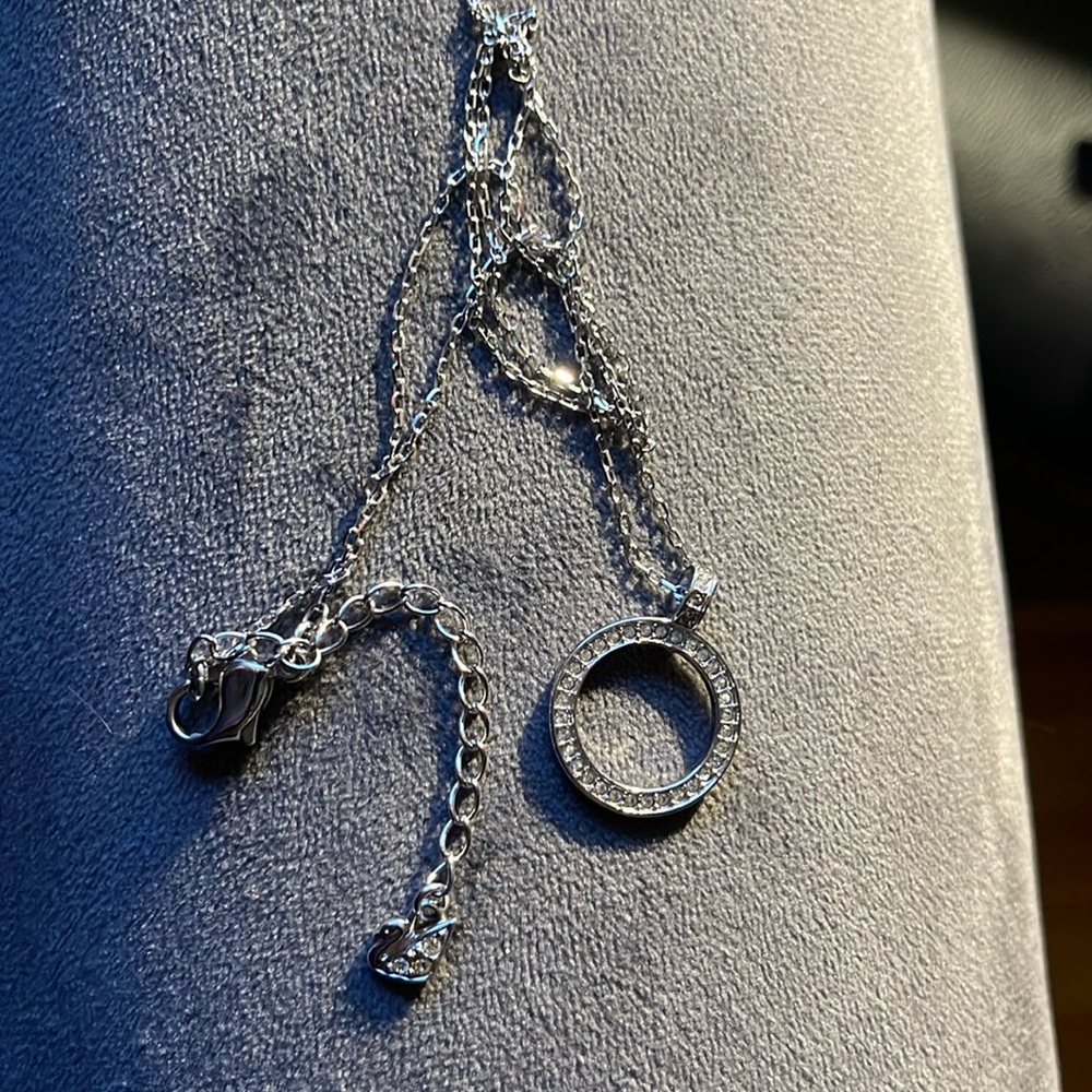 Swarovski Circle pendant necklace